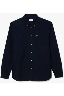 Lacoste Regular Fit Hemd navy, Einfarbig von Lacoste