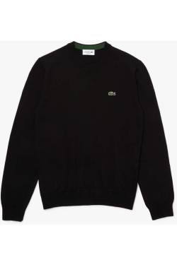 Lacoste Regular Fit Pullover schwarz, Einfarbig von Lacoste