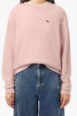 Lacoste Slim Fit Damen Pullover rosa, Einfarbig von Lacoste