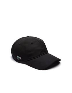 Lacoste Herren Cap RK2662, Männer Schirmmütze,Visor Cap,Oben offen,Tennis,Golf,Regular Fit,Schwarz,TU (Einheitsgröße) von Lacoste