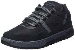 Lacoste Herren Low-Top Sneaker T-Clip WNTR 222 2 SMA, Männer Halbschuhe,Freizeitschuhe,Laufschuhe,schnürer,SCHWARZ/DUNKELGRAU (237),46 EU / 11 UK von Lacoste