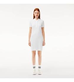 Lacoste für Damen. EF5473_001 Polo Stretch Kleid weiß (32), Lässig, Baumwolle, Kurzarm von Lacoste