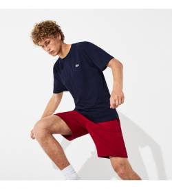 Lacoste für Herren. TH7618_166 Marine-Tennis-T-Shirt (M), Lässig, Sportlich, Baumwolle, Polyester, Kurzarm von Lacoste