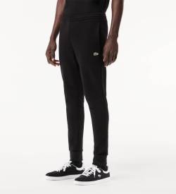 Lacoste für Herren. XH9624_031 Jogger-Hose Felpa schwarz (L), Lässig, Baumwolle von Lacoste