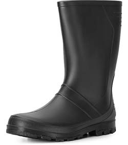 Ladeheid Damen und Herren PVC Gummistiefel LA-959 (Schwarz, 37 EU) von Ladeheid