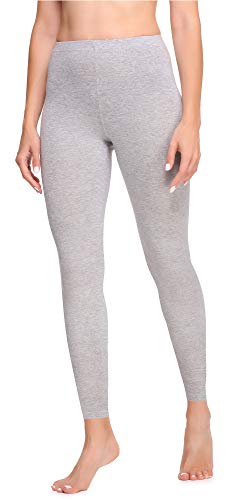 Ladeheid Leggings Damen aus Baumwolle Bequeme und Lange Leggins für Frauen für Frühling Sommer Herbst Winter Saison LA40-133 (Melange, XXL) von Ladeheid