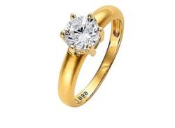 Fingerring LADY Gr. 16, gold (gelbgold 585), Fingerringe, Damen, 16, Metall-Metall, Metall, Metall von Lady