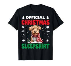 Lakeland Terrier Hunde-Pyjama, offizielles Weihnachtsmotiv T-Shirt von Lakeland Terrier Christmas Dog Pajamas & Nightgown