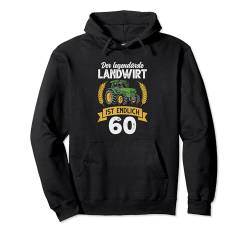 60. Geburtstag Traktor Bauer Landwirt Pullover Hoodie von Landwirtschaft Geschenke Bauern Landwirte