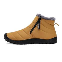 Laonajkd Winterstiefel Damen Wasserdicht Warm gefütterte Winterschuhe Warm Stiefeletten Barfußschuhe Schneestiefel Männer Traillaufschuhe Fitnessschuhe Wanderschuhe Thermostiefel von Laonajkd