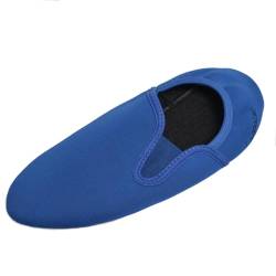 Lappade Neoprenschuhe Gymnastikschuhe Turnschläppchen Ballettschuhe Ballerinas für Damen Herren Mädchen Jungen mit Gummisohle blau Gr. 32 von Lappade