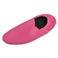 Lappade Neoprenschuhe Gymnastikschuhe Turnschläppchen Ballettschuhe Ballerinas für Damen Herren Mädchen Jungen mit Gummisohle pink Gr. 24 von Lappade