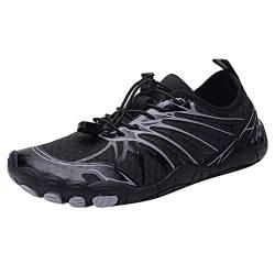 Laquieio Freizeitschuhe für Damen, Trekking, Wandern, Outdoor und Berg, elastische Farbe, leicht und robust, Schwarz , 39 EU von Laquieio