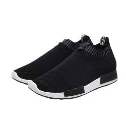 Laquieio Sportschuhe für Herren, Sommerschuhe, Netzstoff, leicht und atmungsaktiv, schwarzer Bambus, für Herren, Schwarz , 39 EU von Laquieio