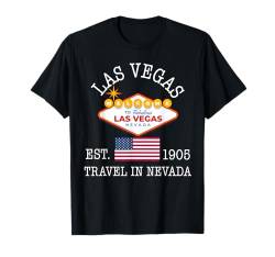 Las Vegas Souvenir Nevada Reise Urlaub Männer Frauen Vegas T-Shirt von Las Vegas Nevada Souvenir Clothing Apparel