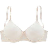 LASCANA Perfect Basics Minimizer-BH, schmale Träger, Schleife, für Damen, weiß, 75F von Lascana