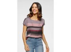 Shirtbluse LAURA SCOTT Gr. 38, lila (mauve-gestreift) Damen Blusen in modischem Streifen-Design von Laura Scott