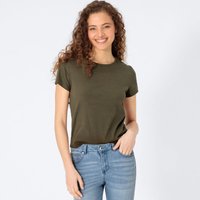 Damen-T-Shirt in Ripp-Optik von Laura Torelli