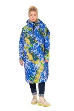 Laurasøn Funktions-Regencape, Unisex, Print, Kapuze Mattes gelb 1Size 831454620-1 von Laurasøn