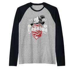 Lausbua Lausbub Tracht Trachtenshirt bayrisch Herren Kinder Raglan von Lausbua Hirsch Trachtenshirt Bayern Oktoberfest