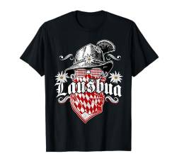 Lausbua Lausbub Tracht Trachtenshirt bayrisch Herren Kinder T-Shirt von Lausbua Hirsch Trachtenshirt Bayern Oktoberfest