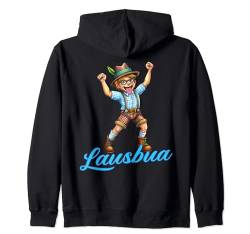 Extrem cooler Lausbua Jungen Trachten Kinder Tracht Kapuzenjacke von Lausbua Lederhose Trachtenshirt Jungs Lausebengel