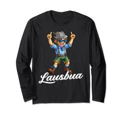 Extrem cooler Lausbua Jungen Trachten Kinder Tracht Langarmshirt von Lausbua Lederhose Trachtenshirt Jungs Lausebengel