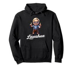 Extrem cooler Lausbua Jungen Trachten Kinder Tracht Pullover Hoodie von Lausbua Lederhose Trachtenshirt Jungs Lausebengel