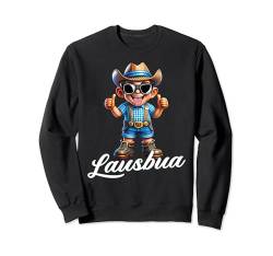 Extrem cooler Lausbua Jungen Trachten Kinder Tracht Sweatshirt von Lausbua Lederhose Trachtenshirt Jungs Lausebengel