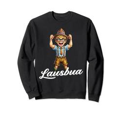 Extrem cooler Lausbua Jungen Trachten Kinder Tracht Sweatshirt von Lausbua Lederhose Trachtenshirt Jungs Lausebengel