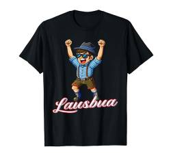 Extrem cooler Lausbua Jungen Trachten Kinder Tracht T-Shirt von Lausbua Lederhose Trachtenshirt Jungs Lausebengel