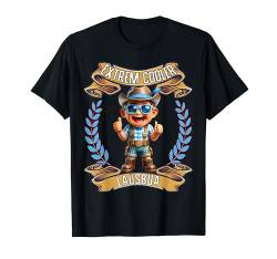 Extrem cooler Lausbua Jungen Trachten Kinder Tracht T-Shirt von Lausbua Lederhose Trachtenshirt Jungs Lausebengel