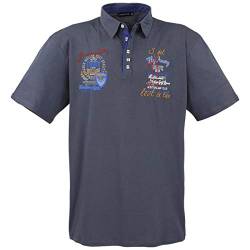 Lavecchia Herren Übergrößen Poloshirt LV-3101 (7XL) Anthrazit von Lavecchia