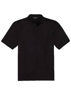 Lavecchia Übergrößen Poloshirt Herren Polo Shirts Kurzarm Shirt LV-1000 (Schwarz, 7XL) von Lavecchia