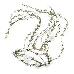 Ldabrye Eleganter Blumenkopfschmuck für Braut, Hochzeit, Kopfschmuck, handgefertigtes Stirnband, Ranken-Haarband, geeignet für den täglichen Gebrauch auf Partys von Ldabrye