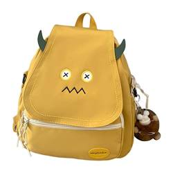 Lustiger Damen-Rucksack, Cartoon-Schulrucksack für Mädchen, Büchertaschen, kleine Büchertaschen, Schultertaschen, siehe abbildung von Ldabrye