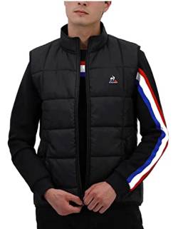 Le Coq Sportif Herren TRI Doudoune SL N°1 M Ärmellose Daunenjacke, Black, Medium von Le Coq Sportif