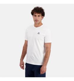 Le Coq Sportif für Herren. 2422106 Essentiels T-shirt weiß (XL), Lässig, Sportlich, Baumwolle, Multisport, Kurzarm von Le Coq Sportif