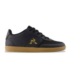 Le Coq Sportif für Herren. 2422845 Turnschuhe LCS Derby schwarz (46), Wohnung, Schnürsenkel, Lässig von Le Coq Sportif