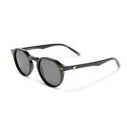 Le Specs GALAVANT BLACK - Polarisierte Sonnenbrille für Damen und Herren Runde Rahmenform mit hohem UV-Schutz LSP2452357 von Le Specs