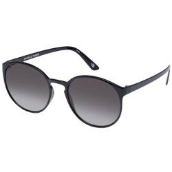 Le Specs SWIZZLE BLACK - Sonnenbrille für Damen und Herren Runde Rahmenform mit UV-Schutz LSP2452346 von Le Specs