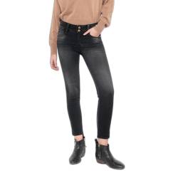 Jeans 7/8 schmale hohe Taille Damen Le Temps des cerises Bari N°1 ultra pulp von Le Temps des cerises