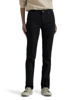 Lee Damen Legendary Mid Rise Straight Leg Jeans, Schwarz, 38 Lange von Lee