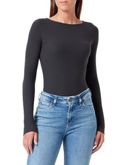 Lee Damen Ls Boat Neck Tee T-Shirt, Schwarz, S EU von Lee