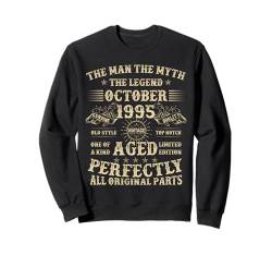 29. Geburtstag Geschenke für Männer Oktober 1995 29 Jahre alt Bday Sweatshirt von Legendary Man Birthday Apparel October For Men