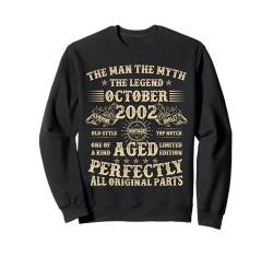 Geschenke zum 22. Geburtstag für Männer Oktober 2002 22 Jahre alt Geburtstag Sweatshirt von Legendary Man Birthday Apparel October For Men