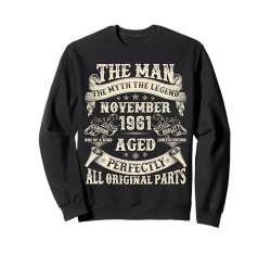 Geschenk zum 63. Geburtstag für Männer, 63 Jahre alt, Geburtstag, November 1961 Sweatshirt von Legendary Man November Birthday Tee Vintage Gifts