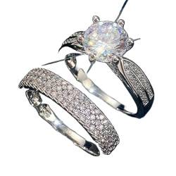 Lehourmast Ring Ringe Damen Bijouterie Herren Damenringe Runder 8-Ring von Lehourmast