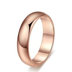 Lehourmast Ring Ringe Damen Bijouterie Herren Ring Für Damen 7,25 Roségoldfarbe von Lehourmast