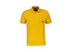 Poloshirt LERROS "LERROS Herren mit aufgesetzter Brusttasche" Gr. XXL, gelb (mango) Herren Shirts von Lerros